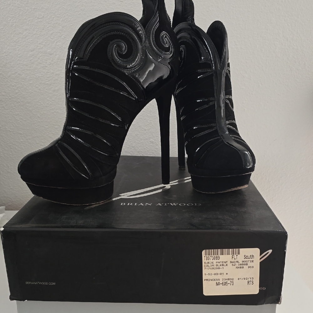 Brian Atwood Black High Heels